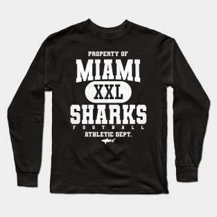 MIAMI SHARKS Football XXL Long Sleeve T-Shirt